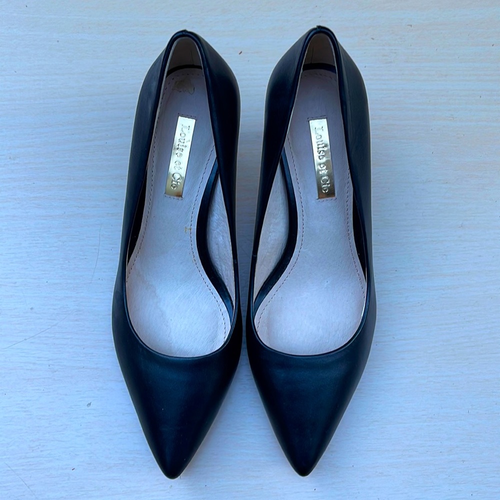 Genuine Leather Pointed Heels